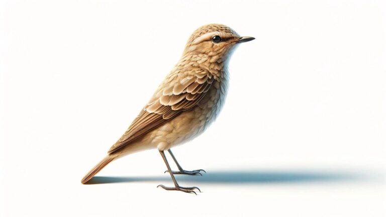 A bird on a white background